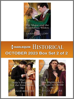 cover image of Harlequin Historical October 2023--Box Set 2 of 2